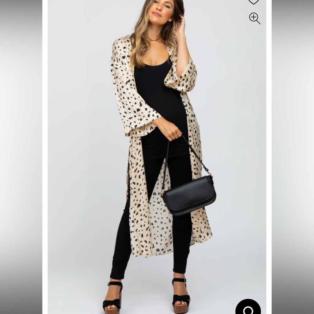 PinkBlush Dalmatian Print Cover Up
